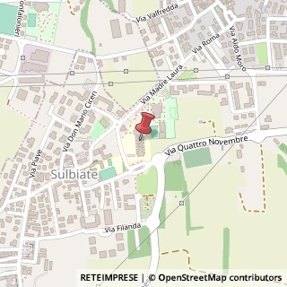 Mappa Via IV Novembre, 7, 20884 Sulbiate, Monza e Brianza (Lombardia)