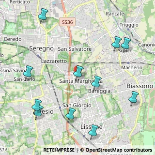 Mappa Via E.G. Pestalozzi, 20851 Lissone MB, Italia (2.64273)