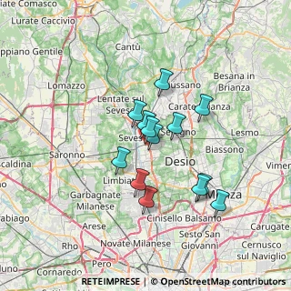 Mappa Via Giovanni de Medici, 20031 Cesano Maderno MB, Italia (5.32769)