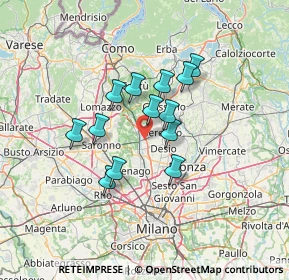 Mappa Via Giovanni de Medici, 20031 Cesano Maderno MB, Italia (10.19308)