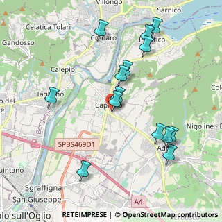 Mappa Via Balladore, 25031 Capriolo BS, Italia (2.08143)