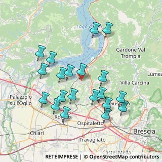 Mappa Via C. Battisti, 25050 Provaglio d'Iseo BS, Italia (7.53)