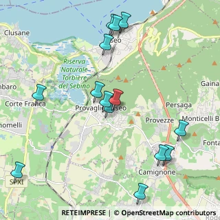 Mappa Via C. Battisti, 25050 Provaglio d'Iseo BS, Italia (2.325)