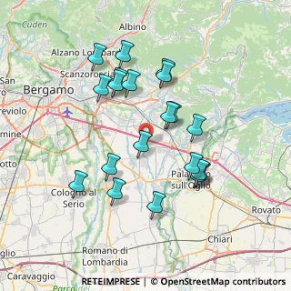Mappa Piazza della Vita, 24060 Bolgare BG, Italia (6.8855)