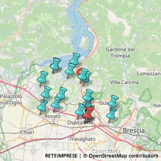 Mappa Via Privata Badino, 25050 Provaglio d'Iseo BS, Italia (6.991)
