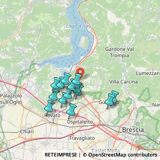 Mappa Via Privata Badino, 25050 Provaglio d'Iseo BS, Italia (6.28071)