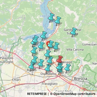Mappa Via Privata Badino, 25050 Provaglio d'Iseo BS, Italia (6.785)