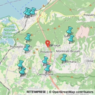 Mappa Via Privata Badino, 25050 Provaglio d'Iseo BS, Italia (2.63769)