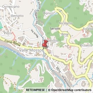 Mappa Via Fabbriche, 1, 13825 Valle Mosso, Biella (Piemonte)