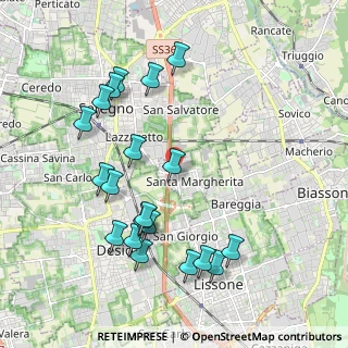 Mappa Via Grazia Deledda, 20851 Lissone MB, Italia (2.1385)