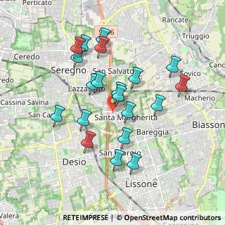 Mappa Via Grazia Deledda, 20851 Lissone MB, Italia (1.7275)