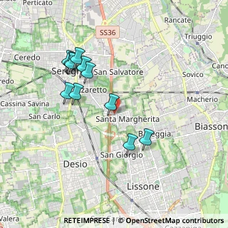 Mappa Via Grazia Deledda, 20851 Lissone MB, Italia (1.79545)