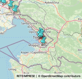 Mappa Via delle Campanelle, 34149 Trieste TS, Italia (24.25091)