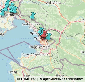 Mappa Via delle Campanelle, 34149 Trieste TS, Italia (20.08214)