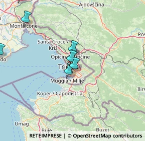 Mappa Via delle Campanelle, 34149 Trieste TS, Italia (20.72273)