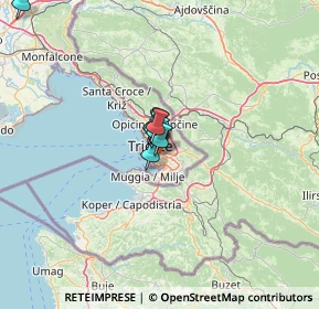Mappa Via delle Campanelle, 34149 Trieste TS, Italia (27.96357)