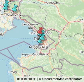 Mappa Via delle Campanelle, 34149 Trieste TS, Italia (27.29667)