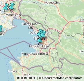 Mappa Via delle Campanelle, 34149 Trieste TS, Italia (21.15455)