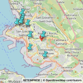 Mappa Via delle Campanelle, 34149 Trieste TS, Italia (2.26727)