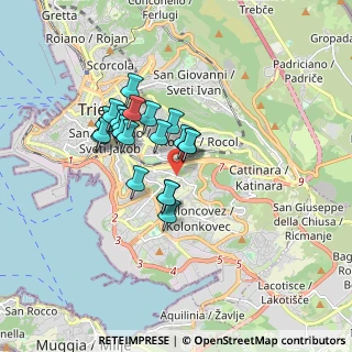 Mappa Via delle Campanelle, 34149 Trieste TS, Italia (1.3265)