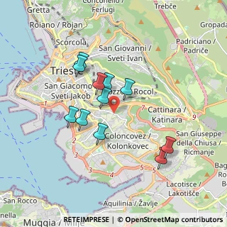 Mappa Via delle Campanelle, 34149 Trieste TS, Italia (1.52)
