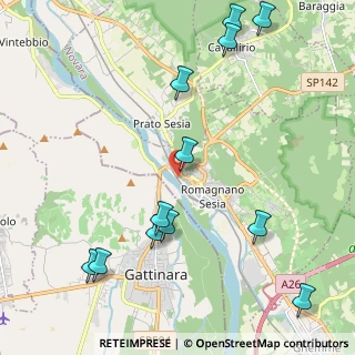 Mappa Allea Monterosa, 28078 Romagnano Sesia NO, Italia (2.5925)