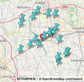 Mappa Via Risorgimento, 35014 Fontaniva PD, Italia (6.9395)