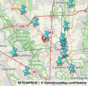 Mappa Via Antonio Gramsci, 21040 Gerenzano VA, Italia (4.56429)
