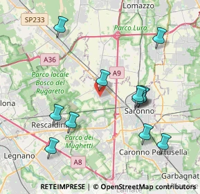 Mappa Via Antonio Gramsci, 21040 Gerenzano VA, Italia (4.115)