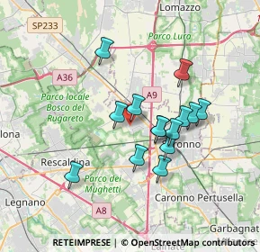 Mappa Via Antonio Gramsci, 21040 Gerenzano VA, Italia (2.87357)