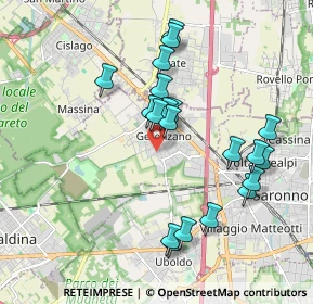 Mappa Via Antonio Gramsci, 21040 Gerenzano VA, Italia (1.8375)