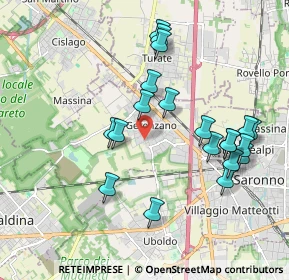 Mappa Via Antonio Gramsci, 21040 Gerenzano VA, Italia (1.933)