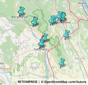 Mappa Vicolo Maccallè, 28078 Romagnano Sesia NO, Italia (7.56313)