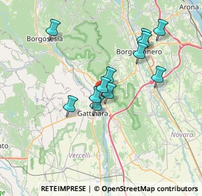 Mappa Vicolo Maccallè, 28078 Romagnano Sesia NO, Italia (6.00667)