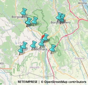 Mappa Vicolo Maccallè, 28078 Romagnano Sesia NO, Italia (7.02231)