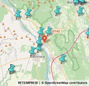 Mappa Vicolo Maccallè, 28078 Romagnano Sesia NO, Italia (6.192)