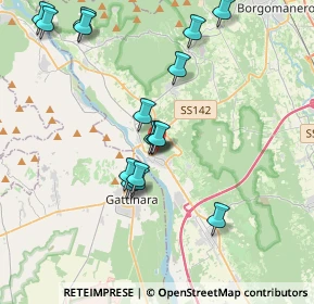 Mappa Vicolo Maccallè, 28078 Romagnano Sesia NO, Italia (3.90313)