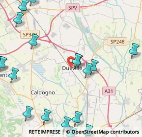 Mappa Viale Stazione, 36031 Dueville VI, Italia (6.1065)
