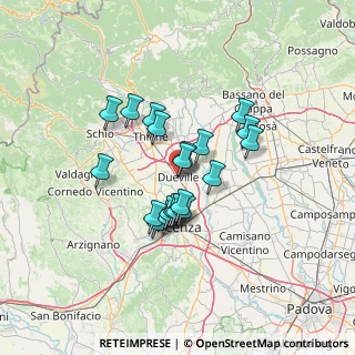 Mappa Viale Stazione, 36031 Dueville VI, Italia (10.131)