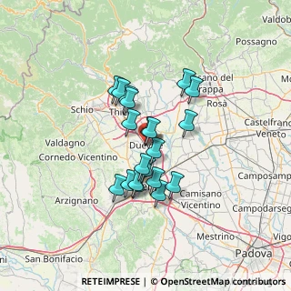 Mappa Viale della Stazione, 36031 Dueville VI, Italia (10.103)
