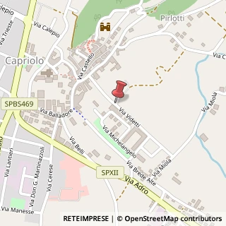 Mappa Via Videtti, 3, 25031 Capriolo, Brescia (Lombardia)