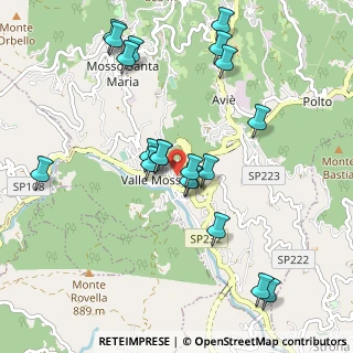 Mappa Frazione Robiolio, 13825 Valle Mosso BI, Italia (1.022)