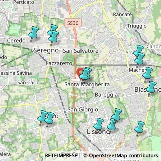 Mappa Via Deledda, 20851 Santa Margherita MB, Italia (2.79467)