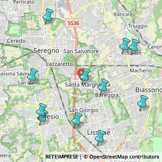 Mappa Via Deledda, 20851 Santa Margherita MB, Italia (2.65)