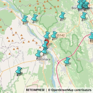 Mappa Via Pr Tevere, 28078 Romagnano Sesia NO, Italia (6.2935)