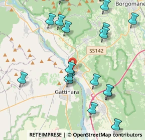 Mappa Via Privata Tevere, 28078 Romagnano Sesia NO, Italia (5.2185)