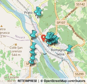 Mappa Via Privata Tevere, 28078 Romagnano Sesia NO, Italia (0.628)