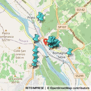 Mappa Via Pr Tevere, 28078 Romagnano Sesia NO, Italia (0.628)