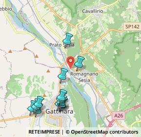 Mappa Via Privata Tevere, 28078 Romagnano Sesia NO, Italia (2.25769)