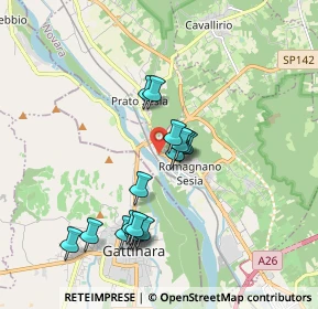 Mappa Via Privata Tevere, 28078 Romagnano Sesia NO, Italia (1.66438)